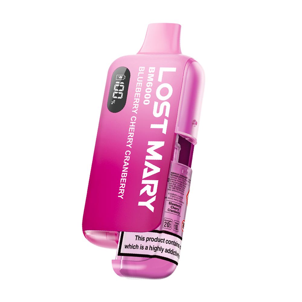 Lost Mary BM6000 Vape Kit cherry cranberry