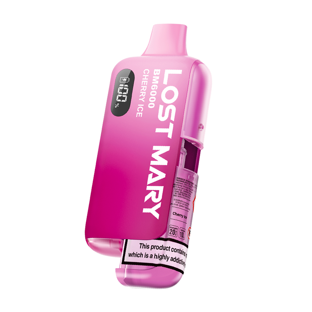 Lost Mary BM6000 Vape Kit cherry ice