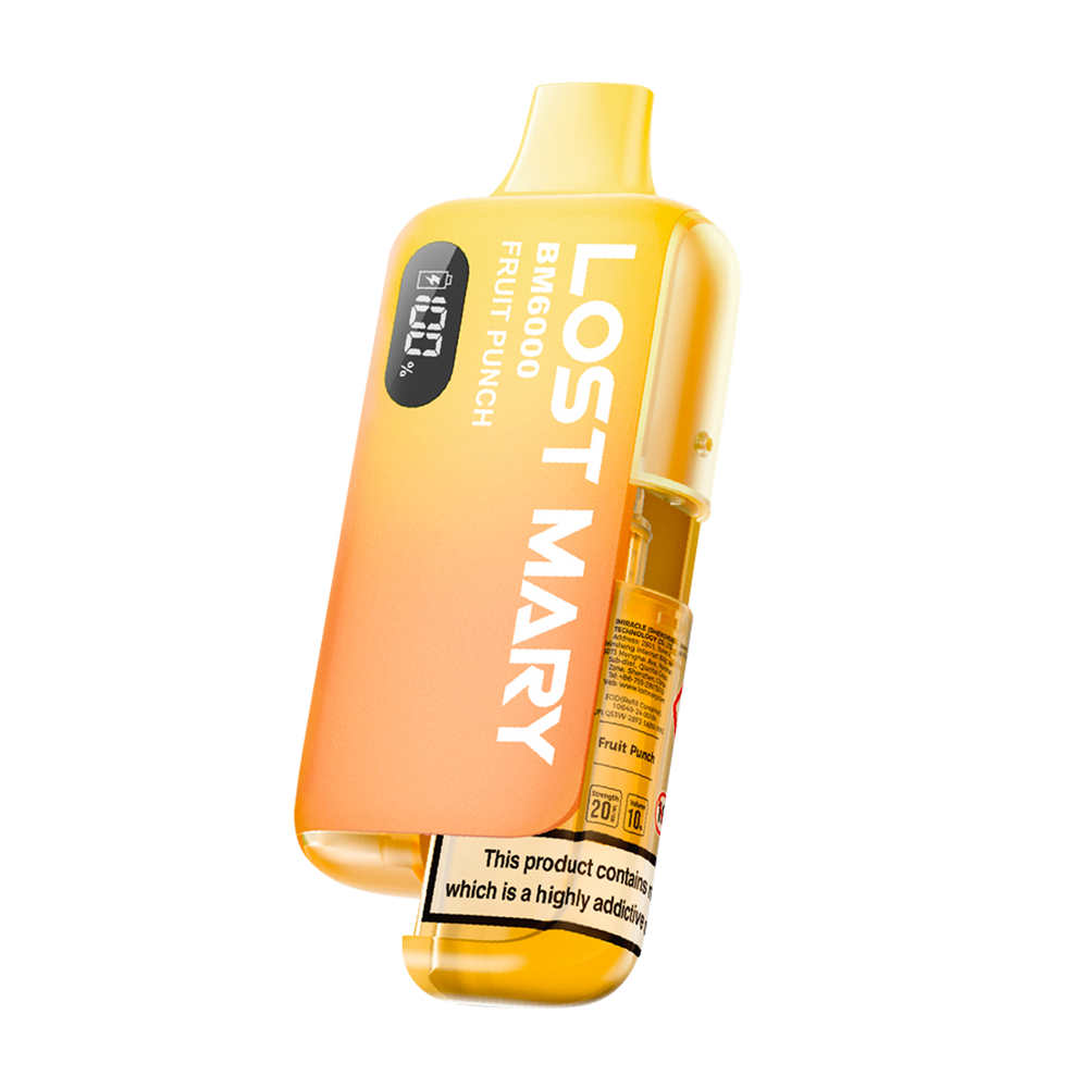 Lost Mary BM6000 Vape Kit fruit peach