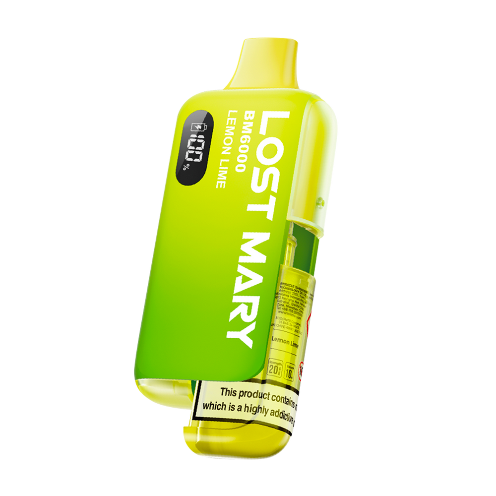 Lost Mary BM6000 Vape Kit lemon lime