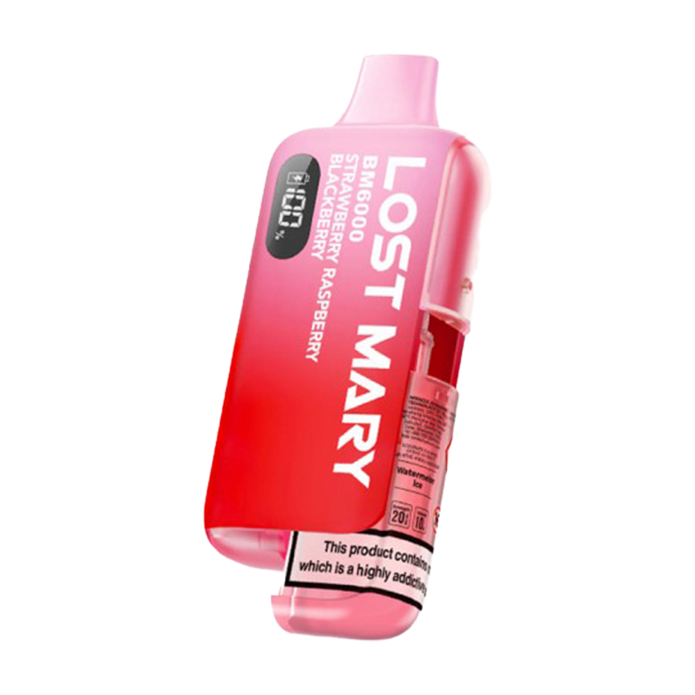 Lost Mary BM6000 Vape Kit strawberry raspberry blackberry