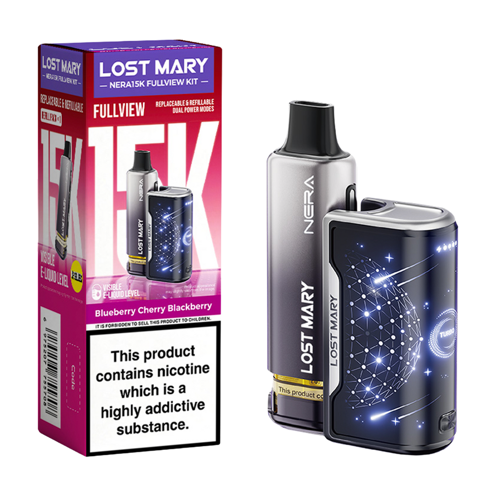 Lost Mary NERA15K Kit blueberry cherry blackberry