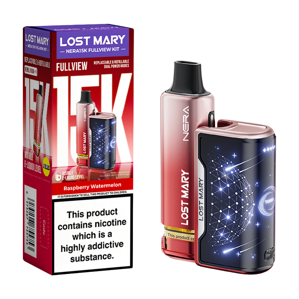 Lost Mary NERA15K Kit raspberry watermelon