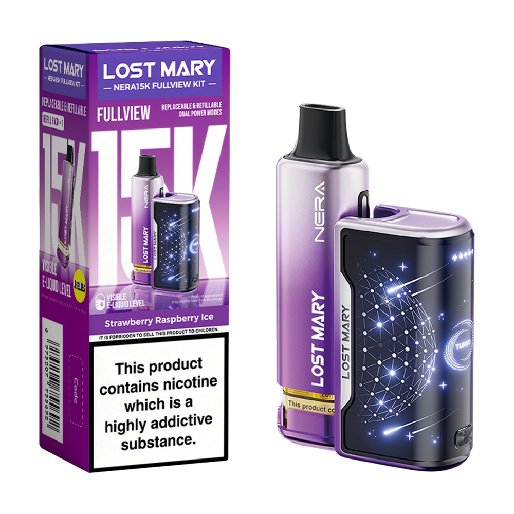 Lost Mary NERA15K Kit strawberry raspberry ice