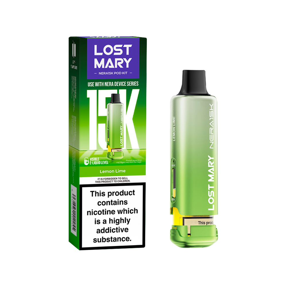 Lemon Lime Lost Mary NERA15K Refill Pack