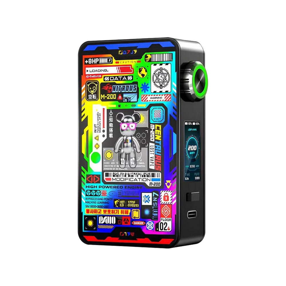 drag x plus voopoo TVDC Lost Vape Centaurus M200 Box Mod | [2 x 18650 Battery Required - Not  Included] | 200W Max Output | USB Type-C Charging, Interchangeable Panels main image 1