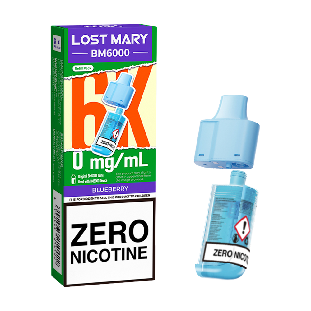 Blueberry Lost Mary BM6000 Refill Pack | Replacement Pod  Vape Shop
