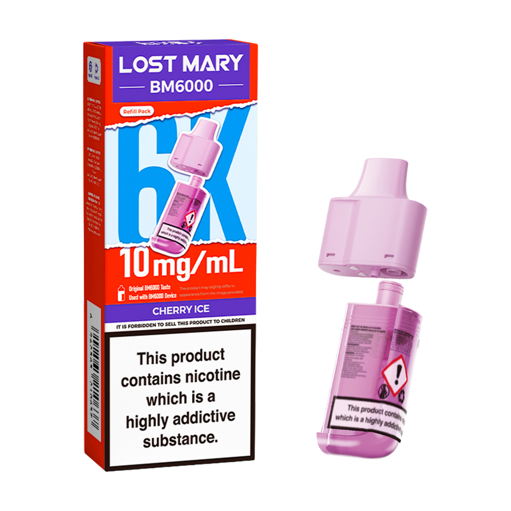 cherry lost mary 6000 LOST MARY BM6000 | Cherry Ice 🍒 main image 1