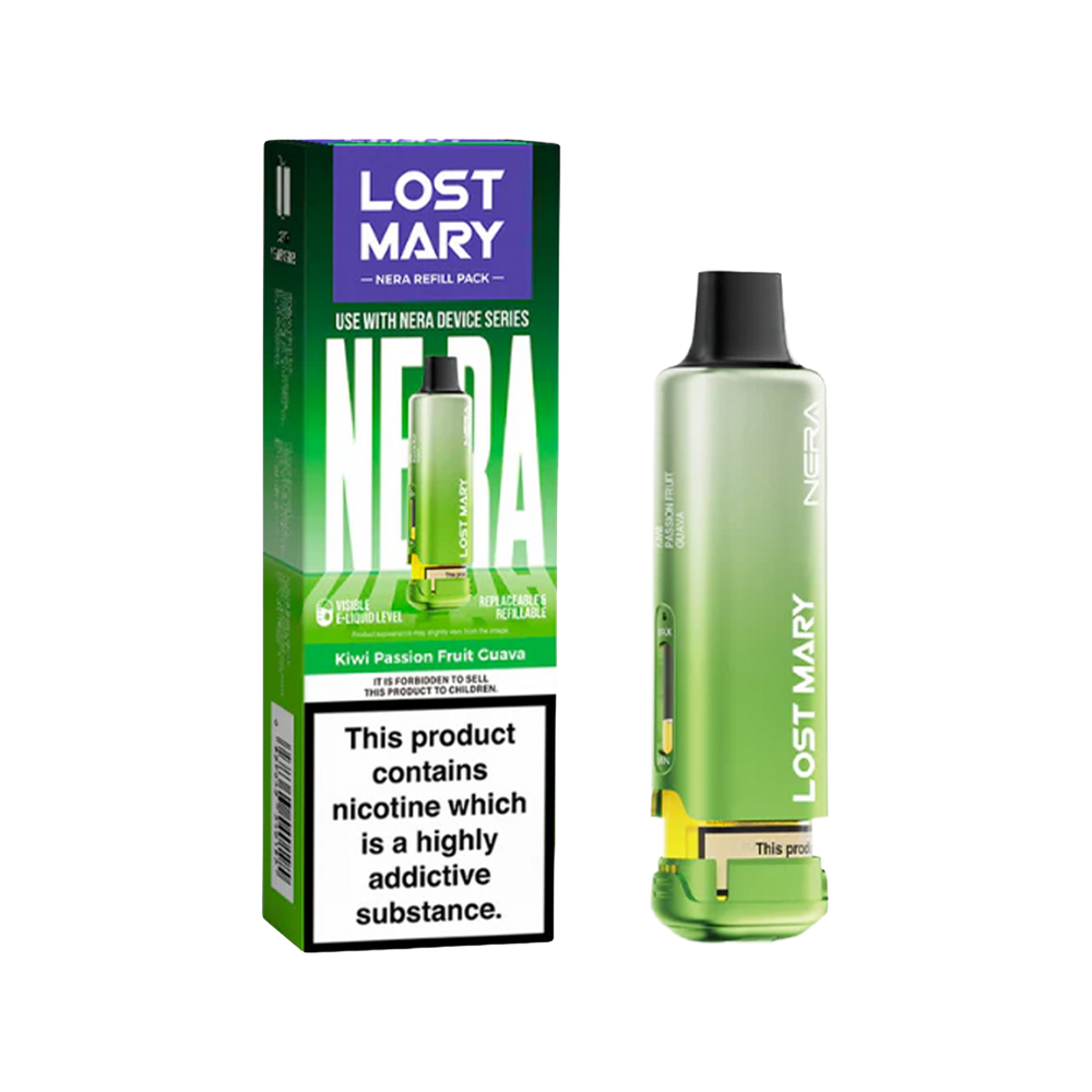Kiwi Passion Fruit Guava Lost Mary NERA15K Refill Pack Vape Shop Kiwi Passion Fruit Guava Lost Mary NERA15K Refill Pack Vape Shop