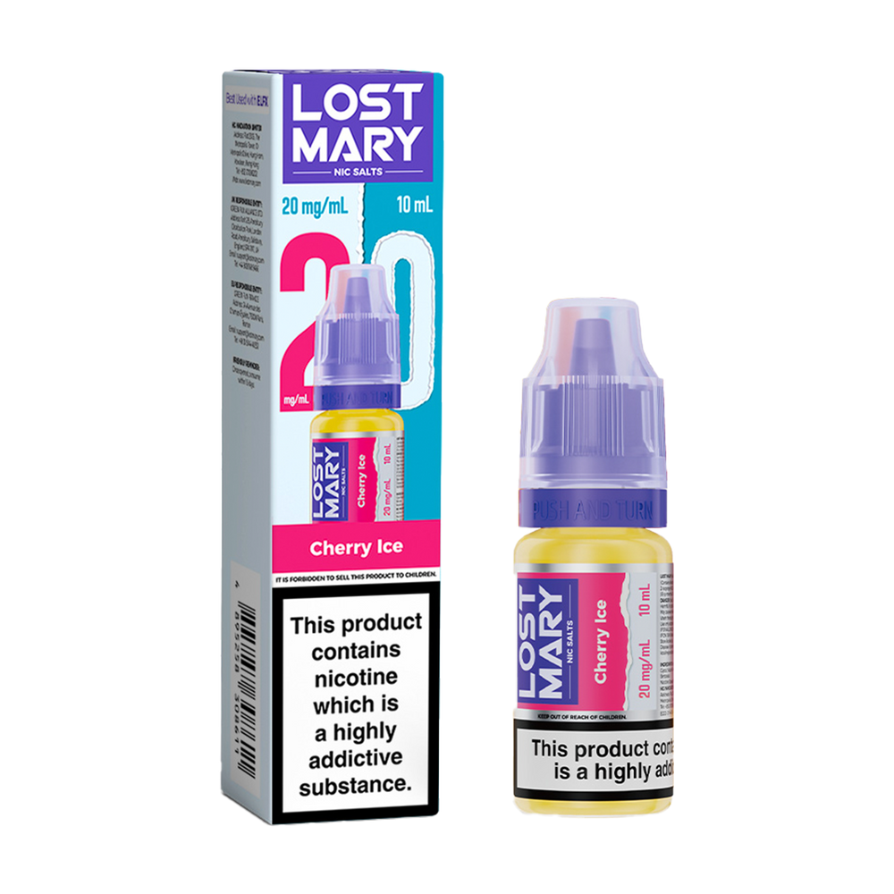 lost mary nic salts cherry ice