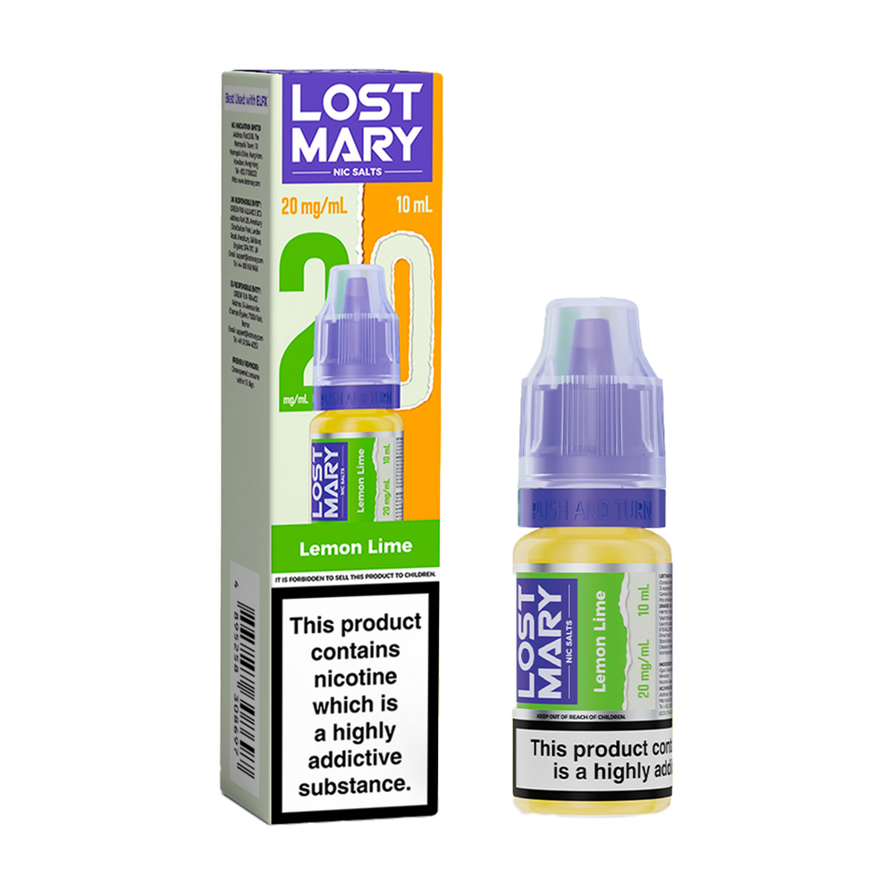 lost mary nic salts lemon lime