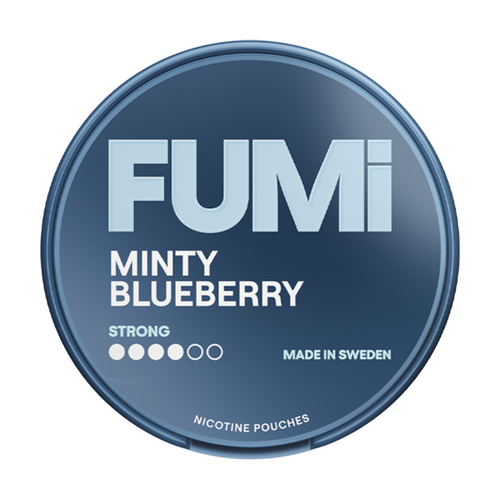 minty blueberry fumi nicotine pouches