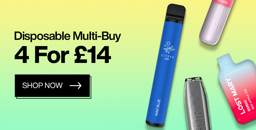Disposables Multibuy 4 for £14