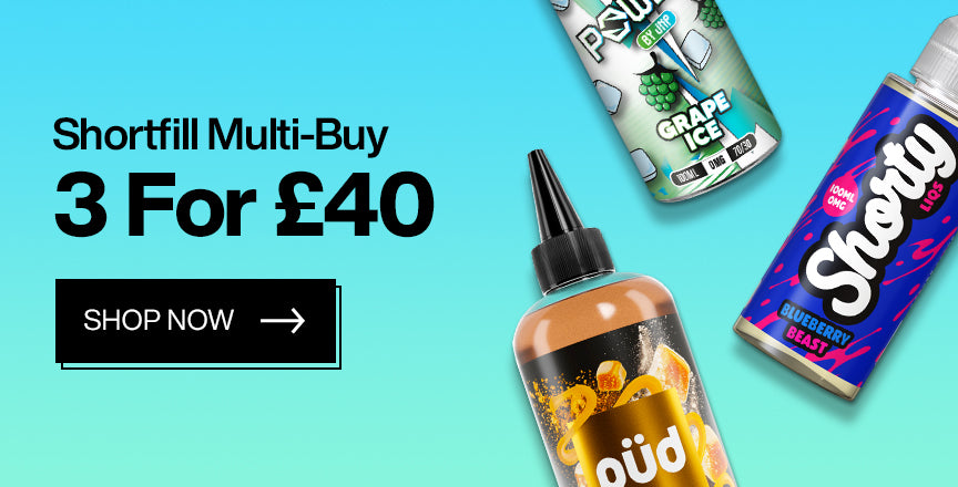 Shortfill Multibuy 3 for £40