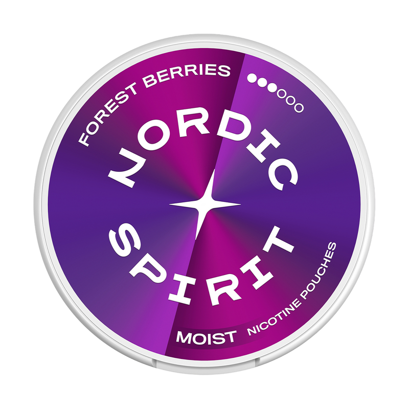 Forest Berries Nordic Spirit Nicotine Pouches forest berries strong