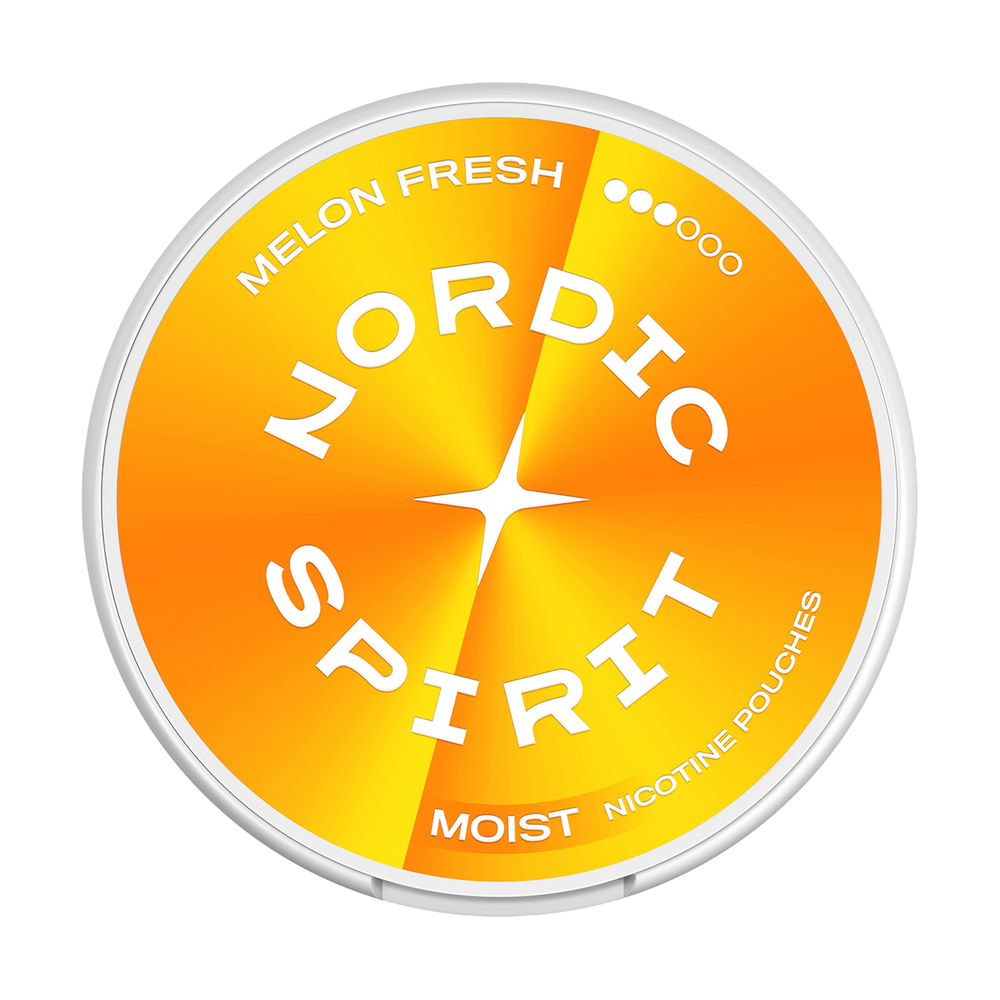 Melon Nordic Spirit Nicotine Pouches elon fresh strong