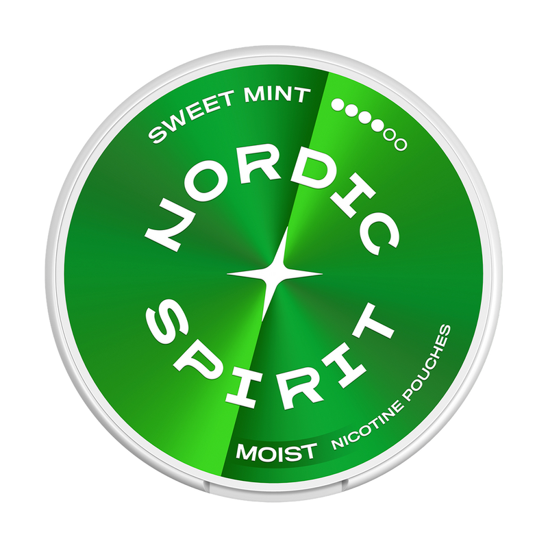 Sweet Mint Nordic Spirit Nicotine Pouches sweet mint extra strong