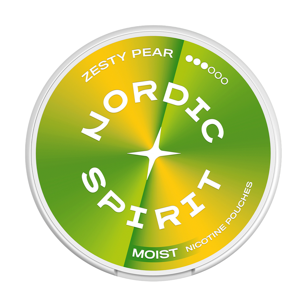 Zesty Pear Nordic Spirit Nicotine Pouches - Zesty pear strong