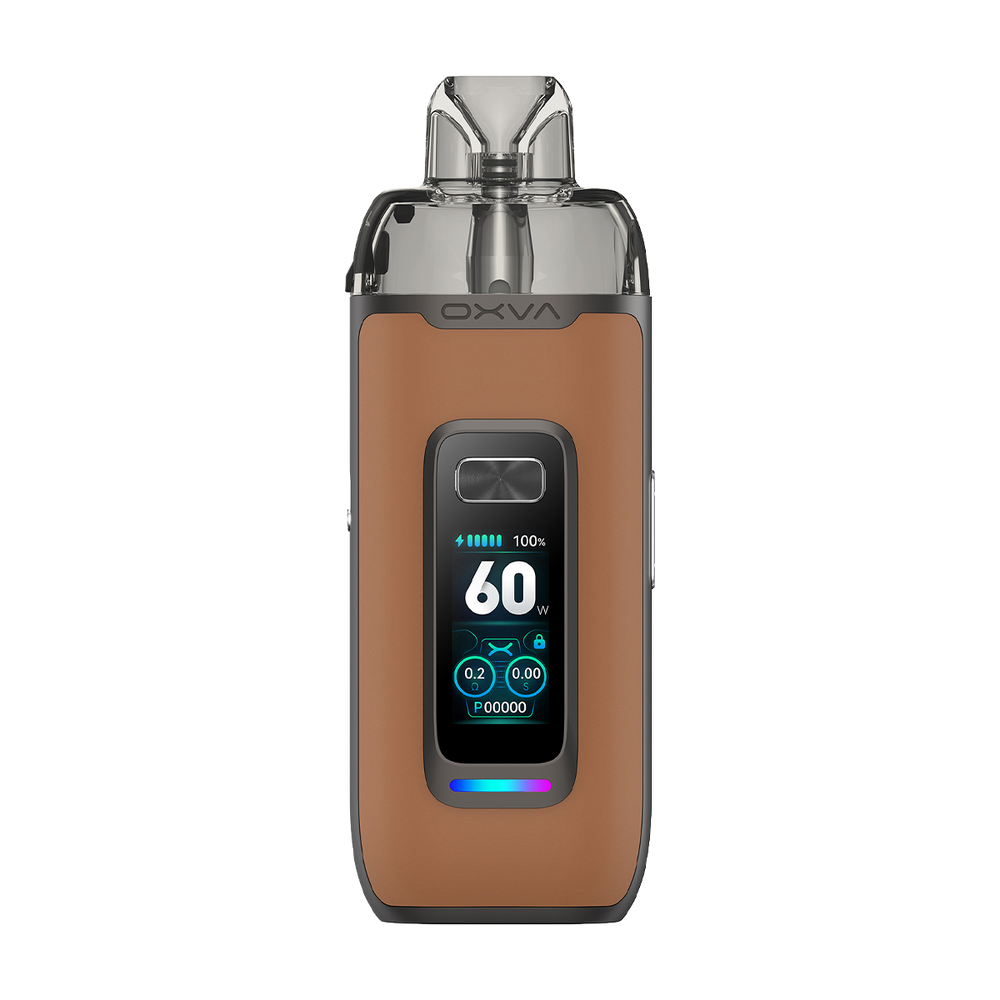 OXVA VPrime Vape Kit - Brown Leather