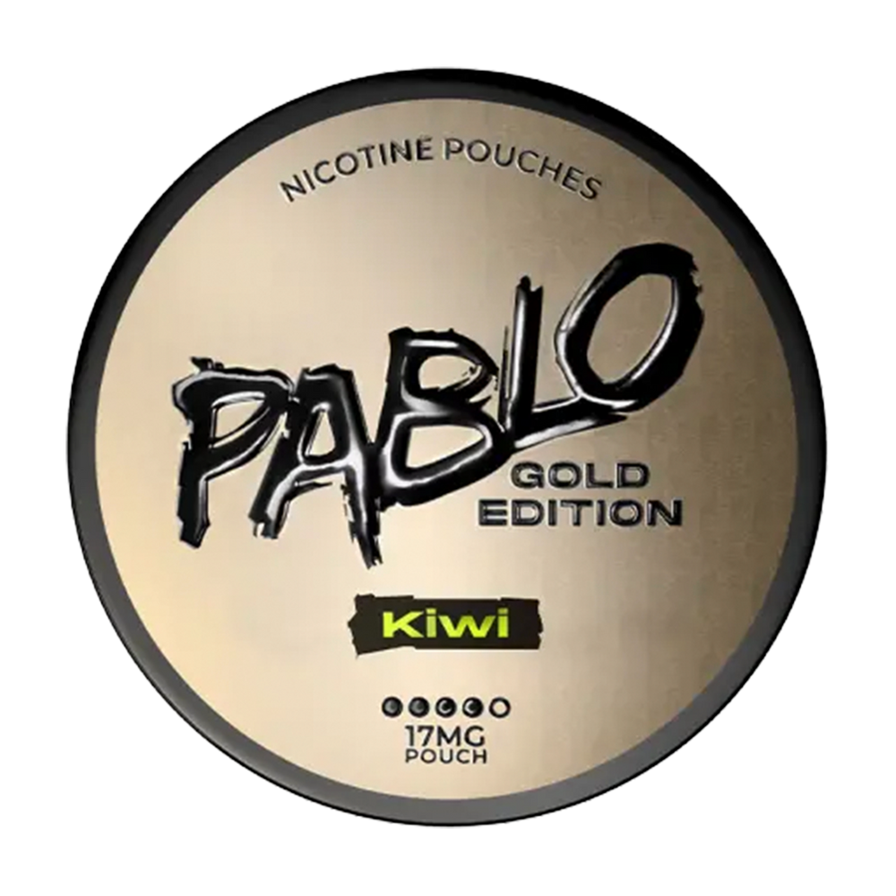 pablo exclusive nicotine pouches gold edition kiwi