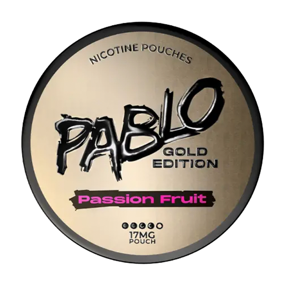 pablo exclusive nicotine pouches gold edition passion fruit