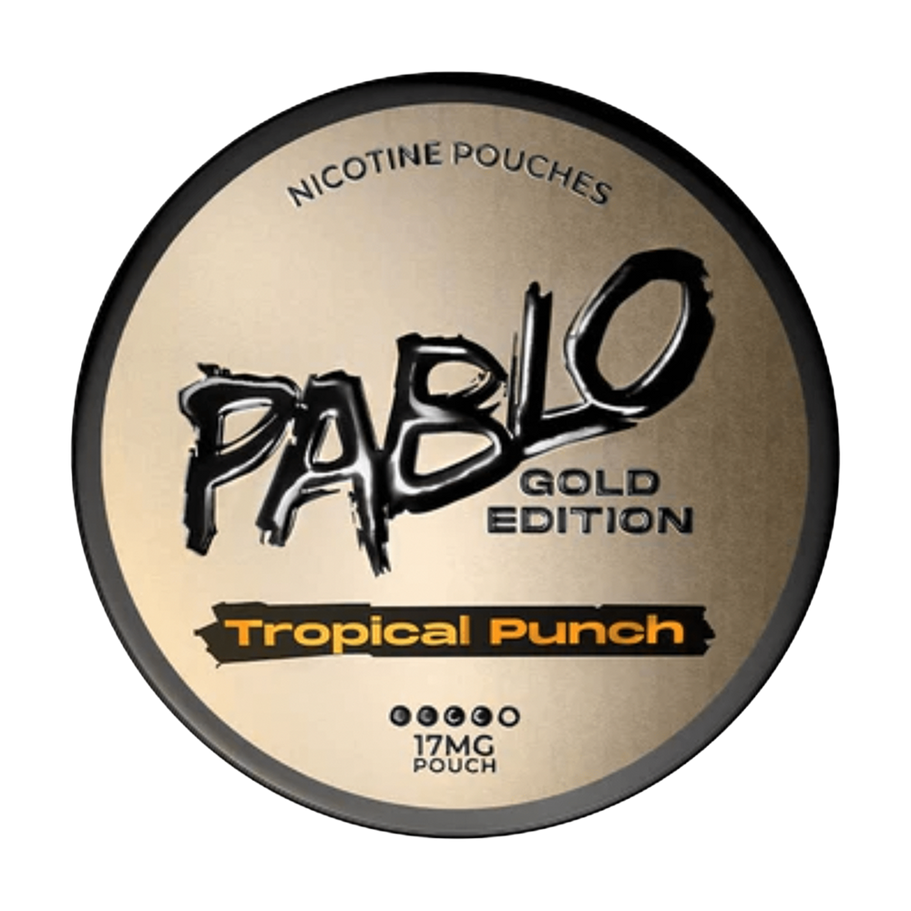 pablo exclusive nicotine pouches gold edition tropical punch
