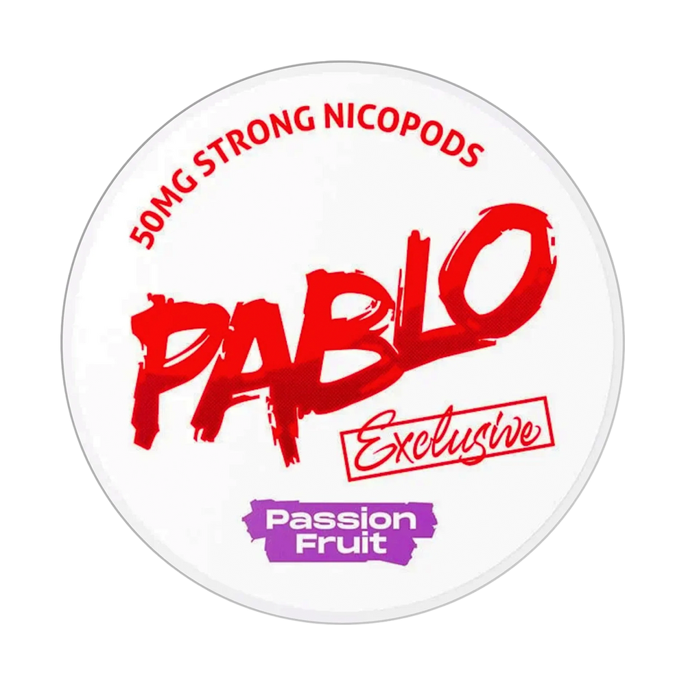 pablo exclusive nicotine pouches passion fruit