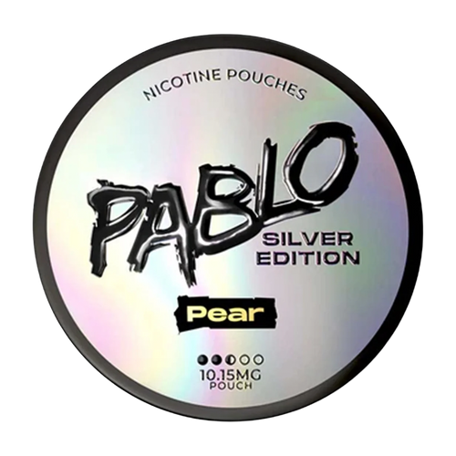 pablo nicotine pouches silver edition pear