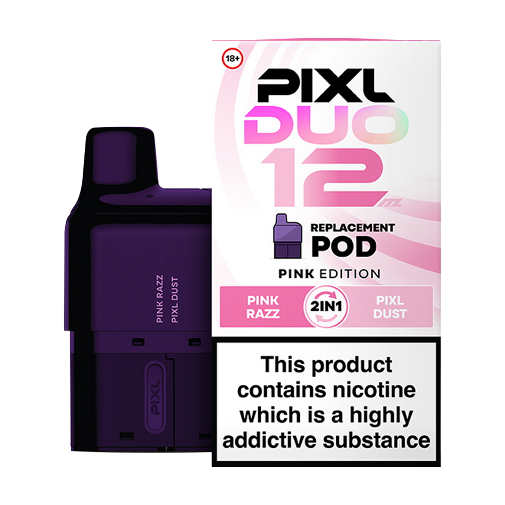 Pink Edition Pixl Duo 12 Refill Pack | Prefilled Pods Vape Shop Pink Edition Pixl Duo 12 Refill Pack | Prefilled Pods Vape Shop