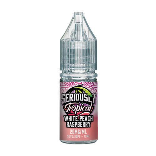 seriously tropical salt 10ml white peach raspberry