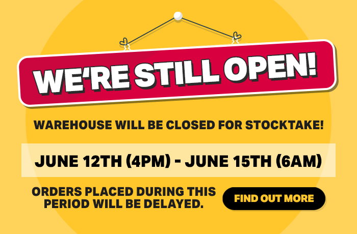 stock take banner