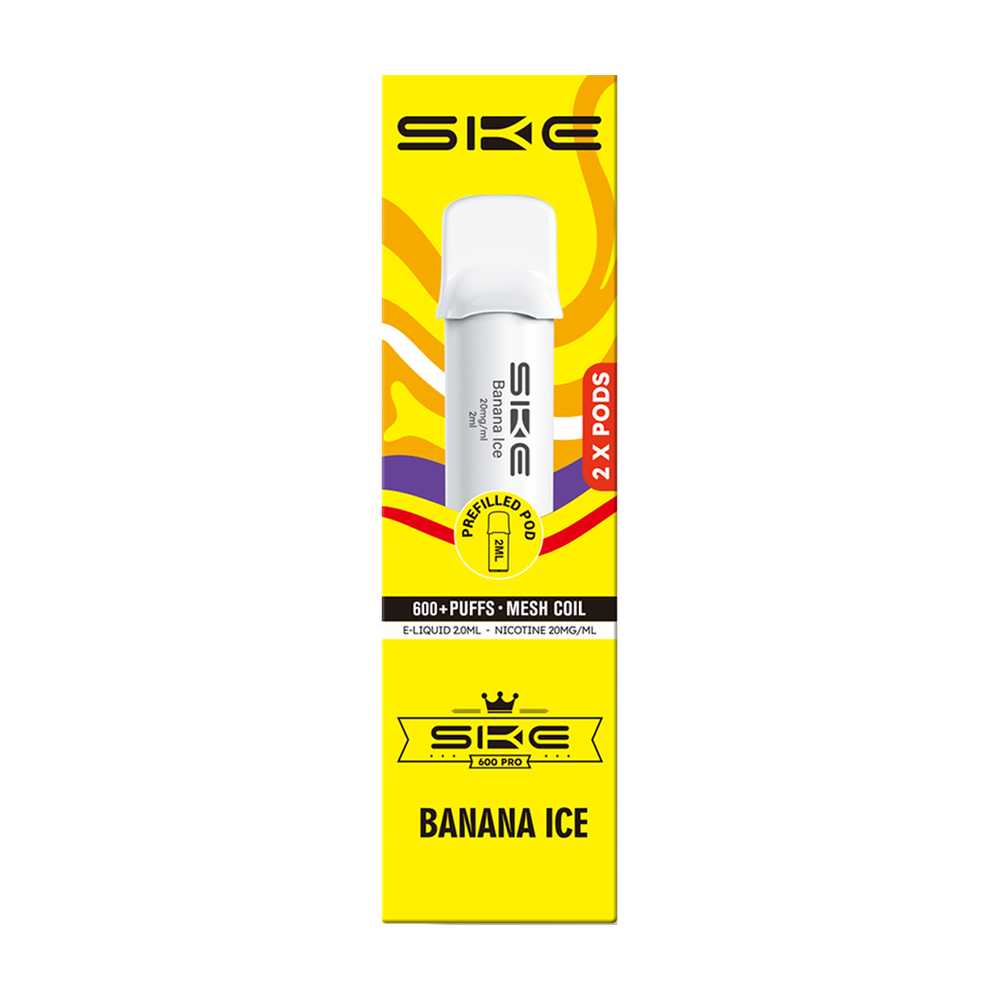Banana Ice SKE 600 Pro Pods | MTL  Vape Shop