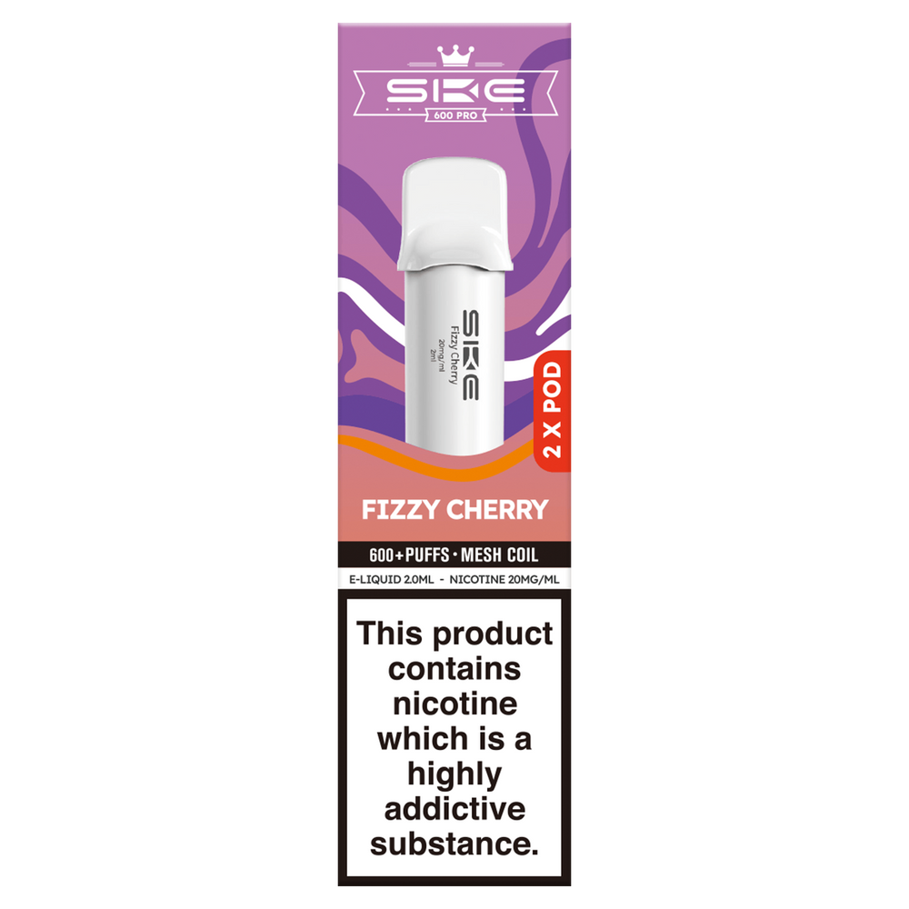 Fizzy Cherry SKE 600 Pro Pods | Prefilled Pods | MTL Vape Shop Fizzy Cherry SKE 600 Pro Pods | Prefilled Pods | MTL Vape Shop