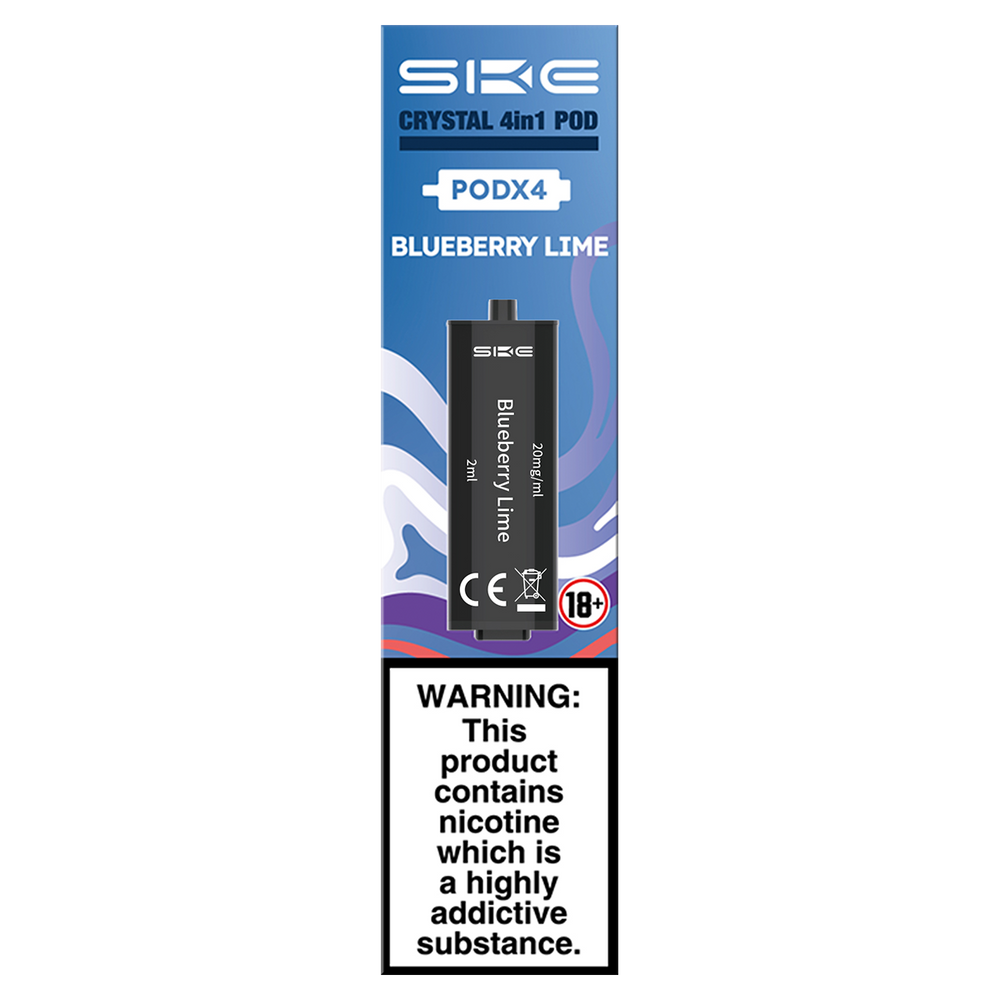 ske crystal vape pods Blueberry Lime SKE Crystal 4in1 Pods