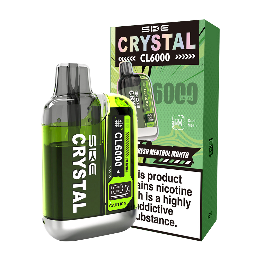 SKE Crystal CL6000 Big Puff Vape Vape Shop SKE Crystal CL6000 Big Puff Vape Vape Shop
