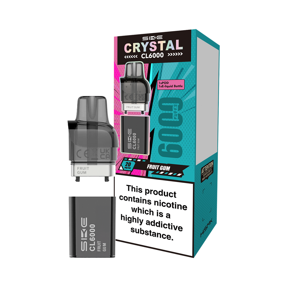 Fruit Gum SKE Crystal CL6000 Pods Vape Shop Fruit Gum SKE Crystal CL6000 Pods Vape Shop
