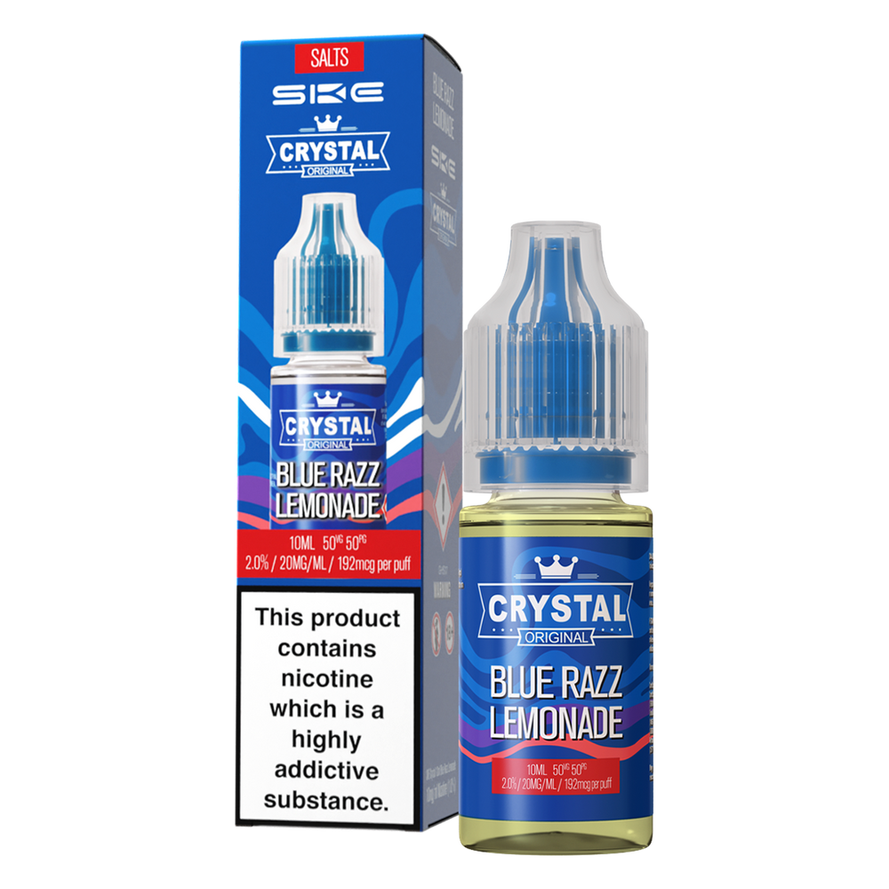 Blue Razz Lemonade Nic Salt by SKE Crystal 10ml 20mg