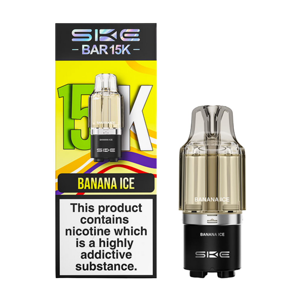ske bar 15k prefilled pod banana ice