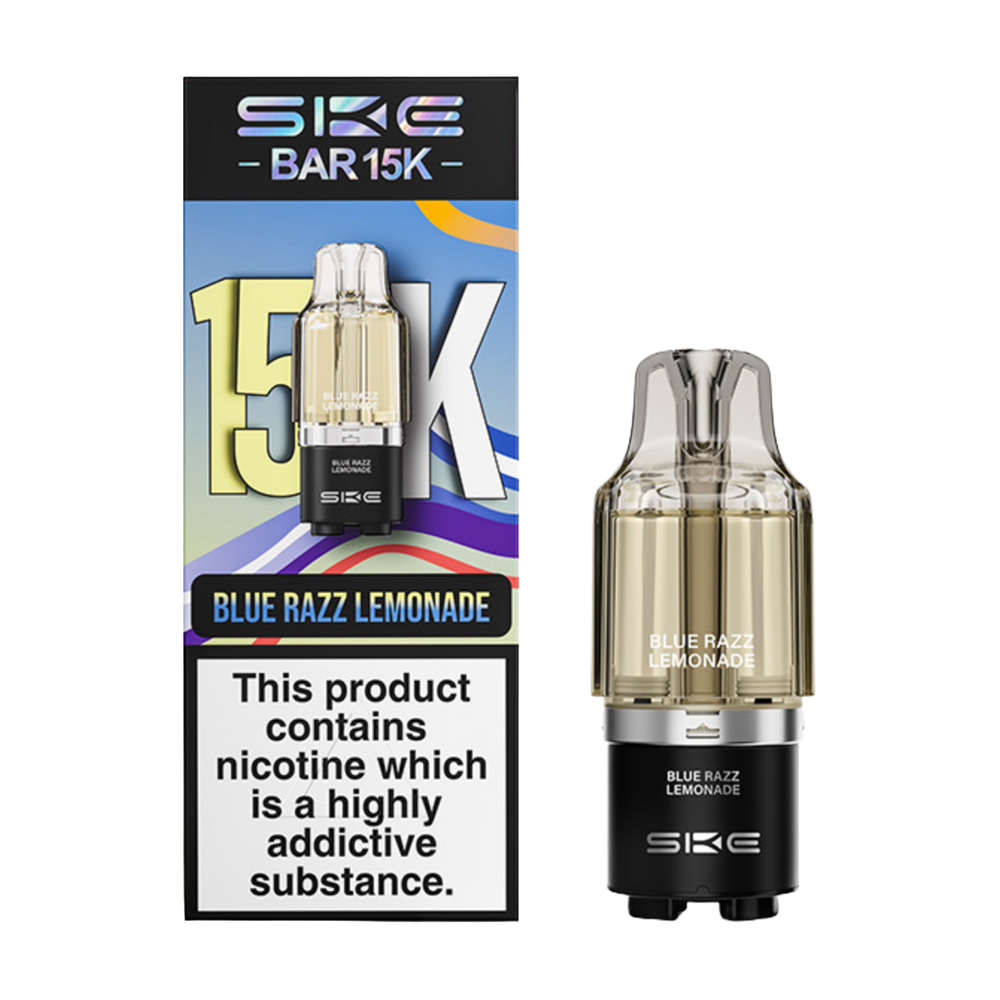ske bar 15k prefilled pod blue razz lemonade