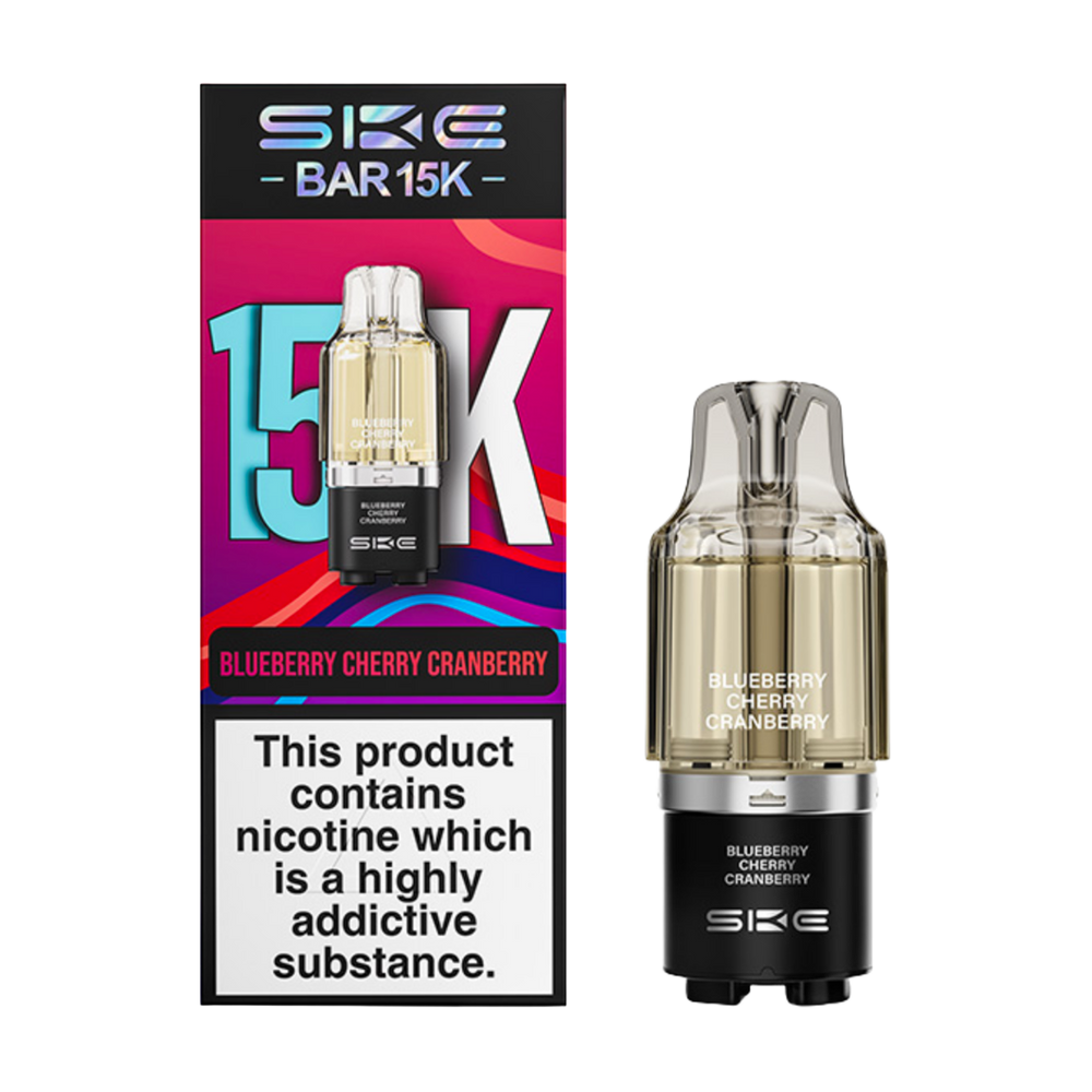 ske bar 15k prefilled pod blueberry cherry cranberry