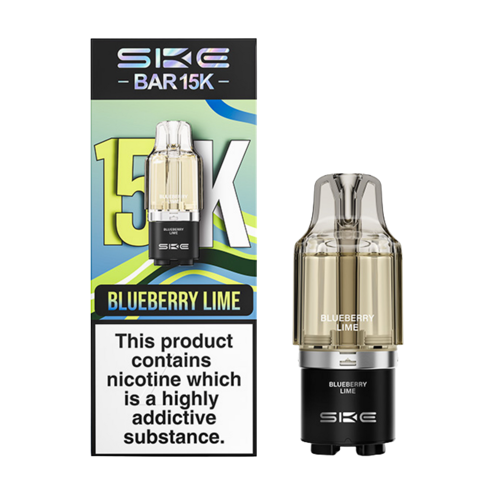 ske bar 15k prefilled pod blueberry lime