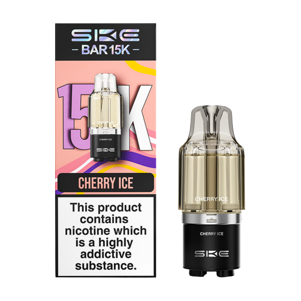 ske bar 15k prefilled pod cherry ice