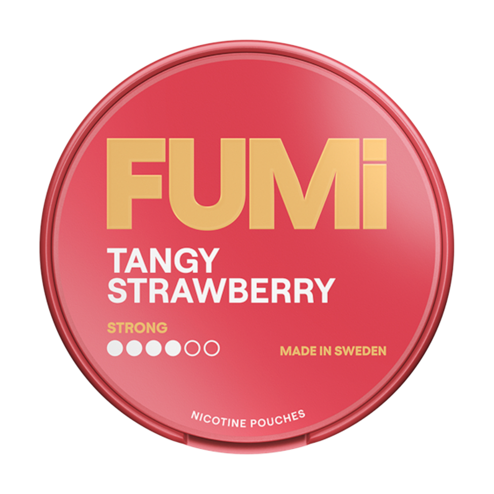 Tangy Strawberry FUMI Nicotine Pouches strong