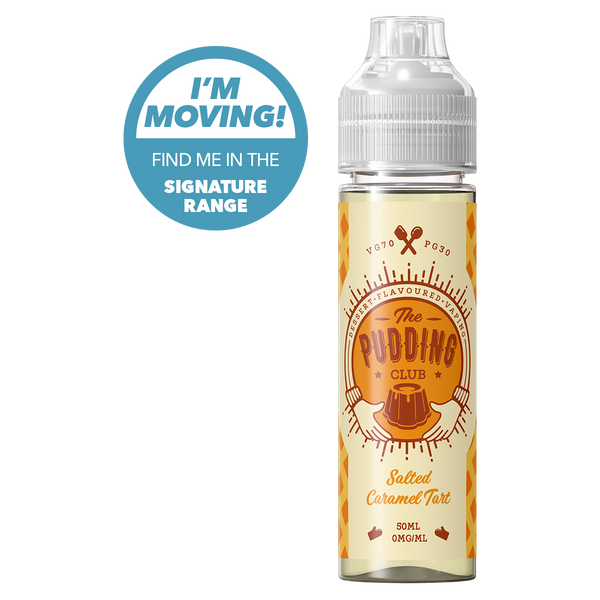 The Pudding Club Salted Caramel Tart E-Liquid  Vape Shop