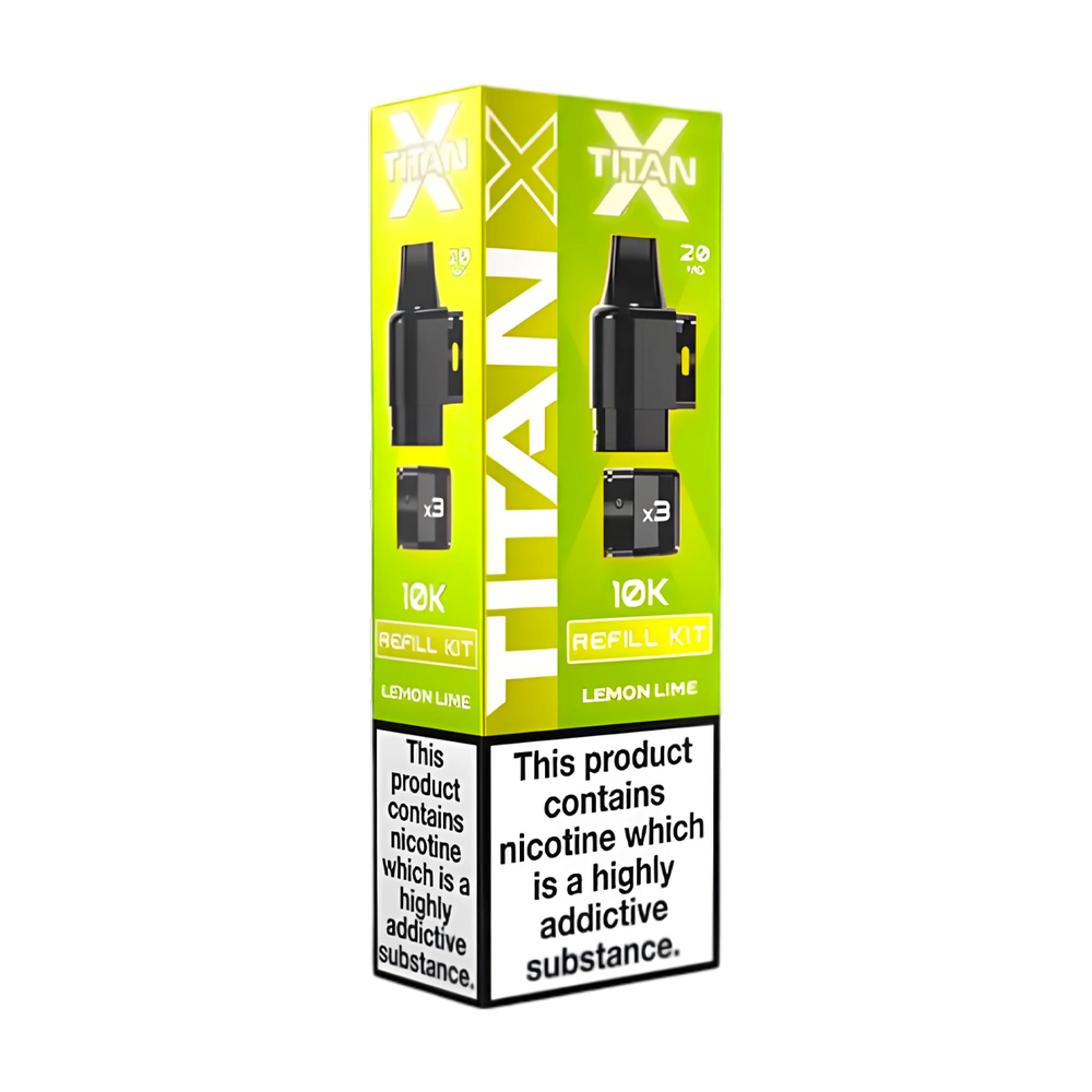 titan x prefilled pods lemon lime