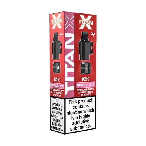 titan x prefilled pods strawberry raspberry cherry
