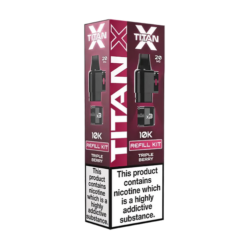 titan x prefilled pods triple berry