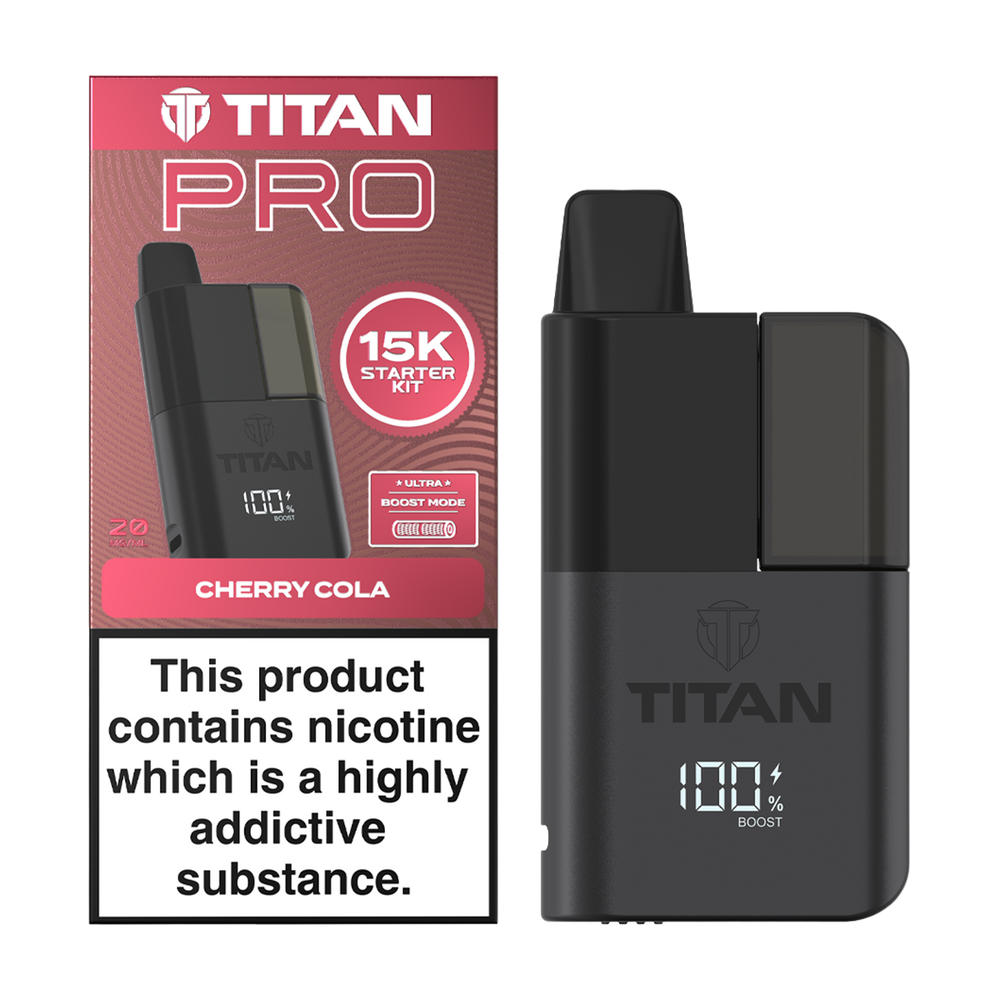 Titan Pro 15K Kit - Pre-Filled Vape Pod Kit - Cherry Cola