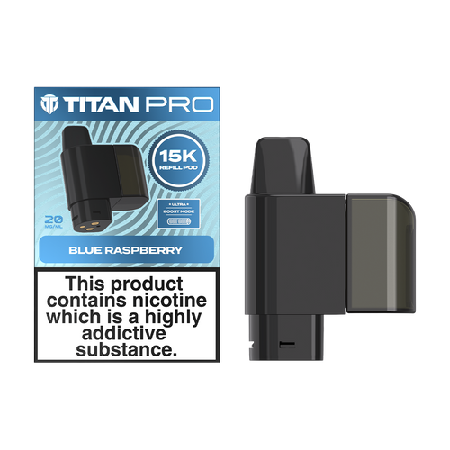 Titan Pro 15K Refill Pack - Blue Raspberry