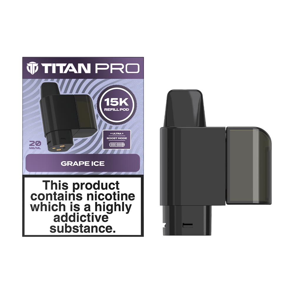 Titan Pro 15K Refill Pack - Grape Ice